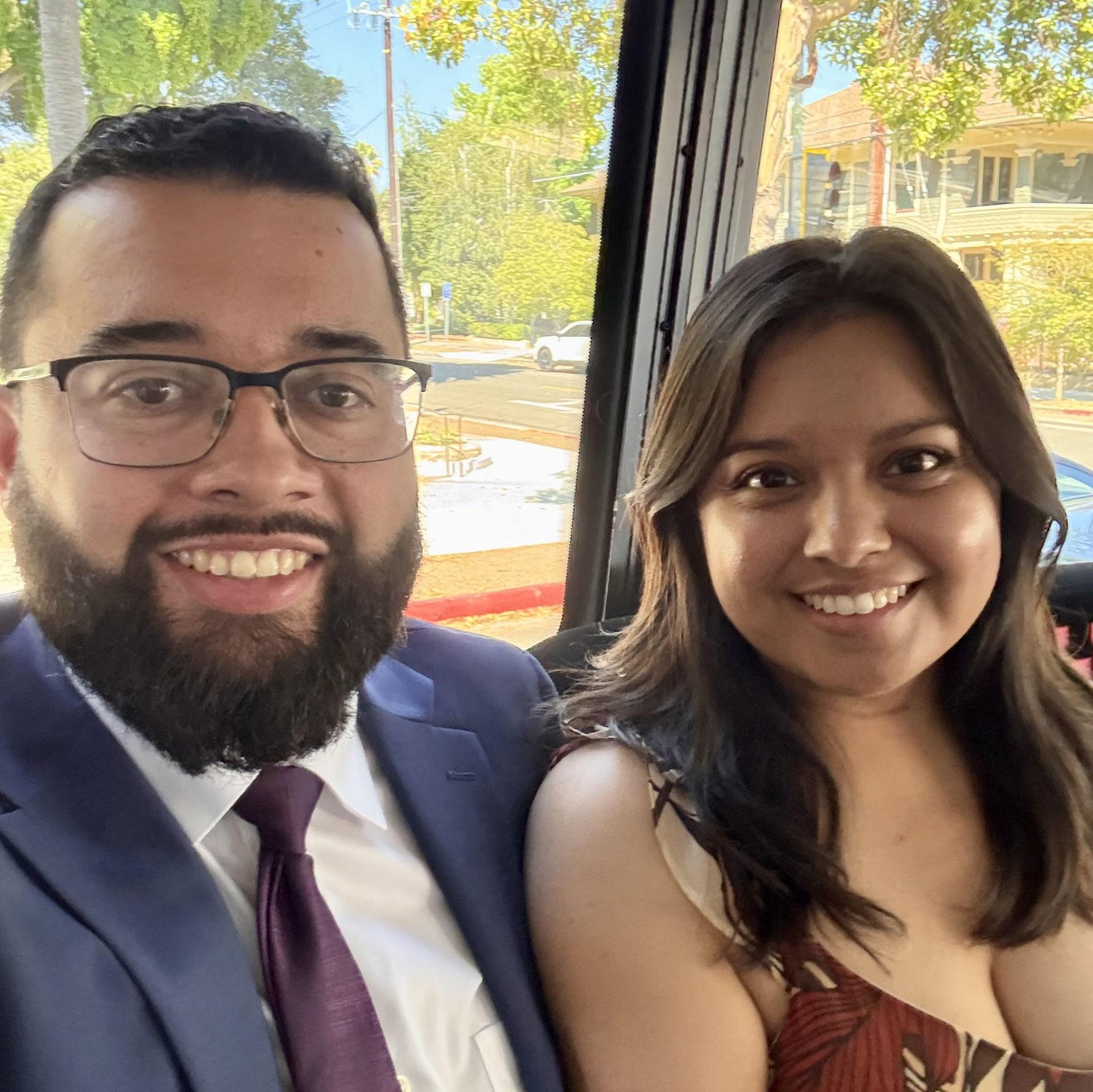 2025: In the Party Bus on the way to Charly's wedding