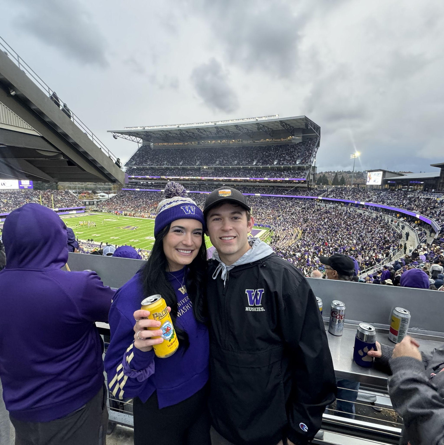 GO DAWGS! UW season ticket holders, 4 years running!