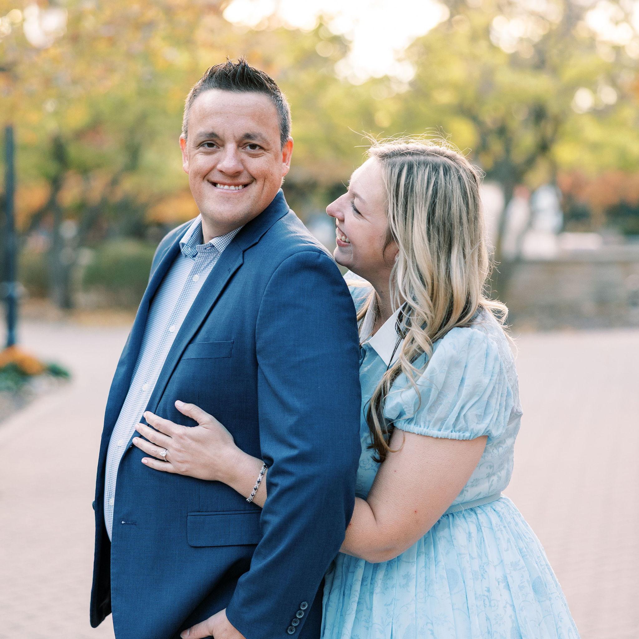 Engagement Shoot with our wedding photography, Melissa Schroeder Photography - https://www.melschroederphoto.com/