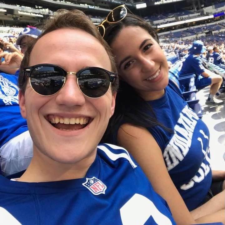 Baby's first Colts game!