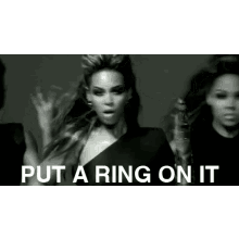 He put a ring on it!💍
