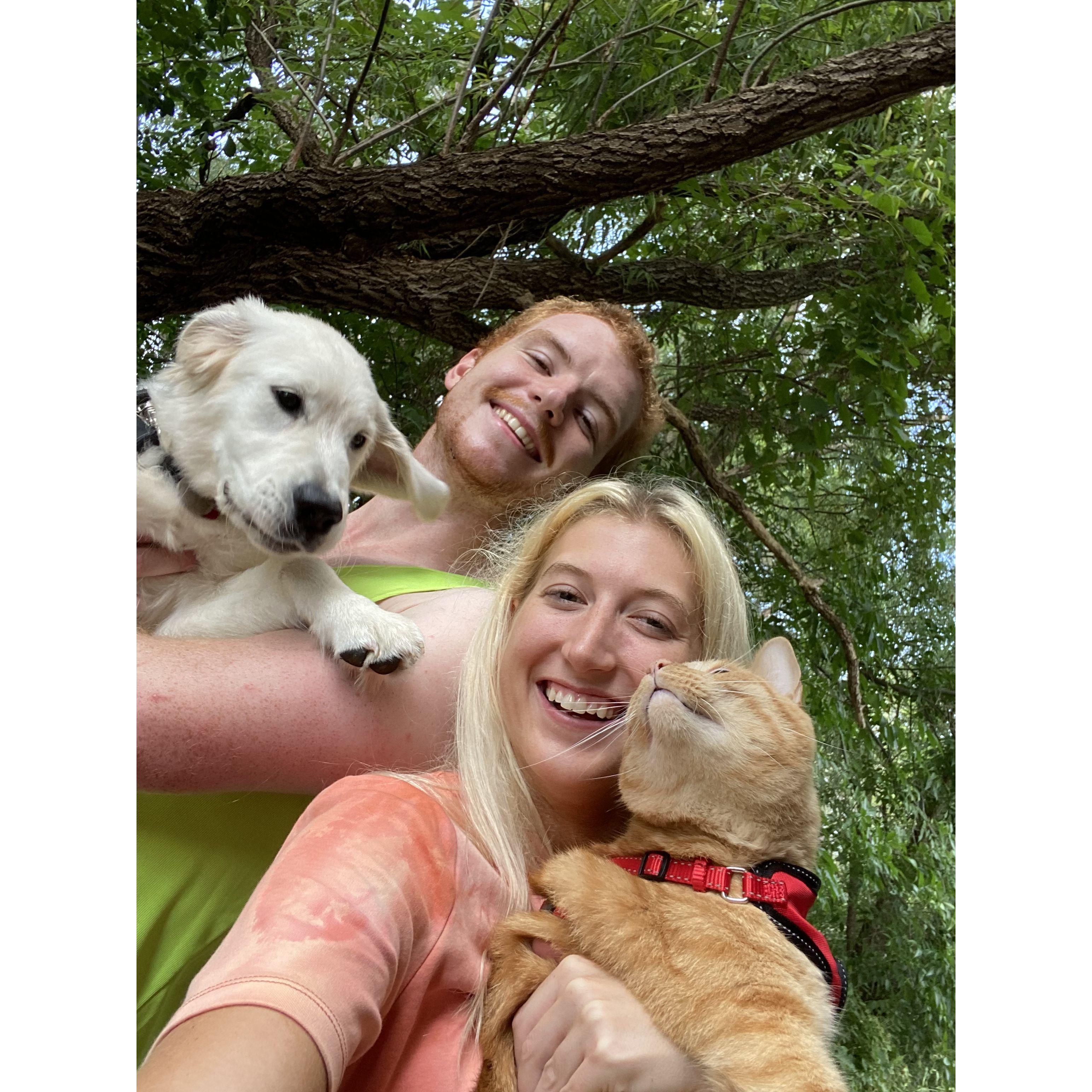 Outdoor adventures with our firstborns!