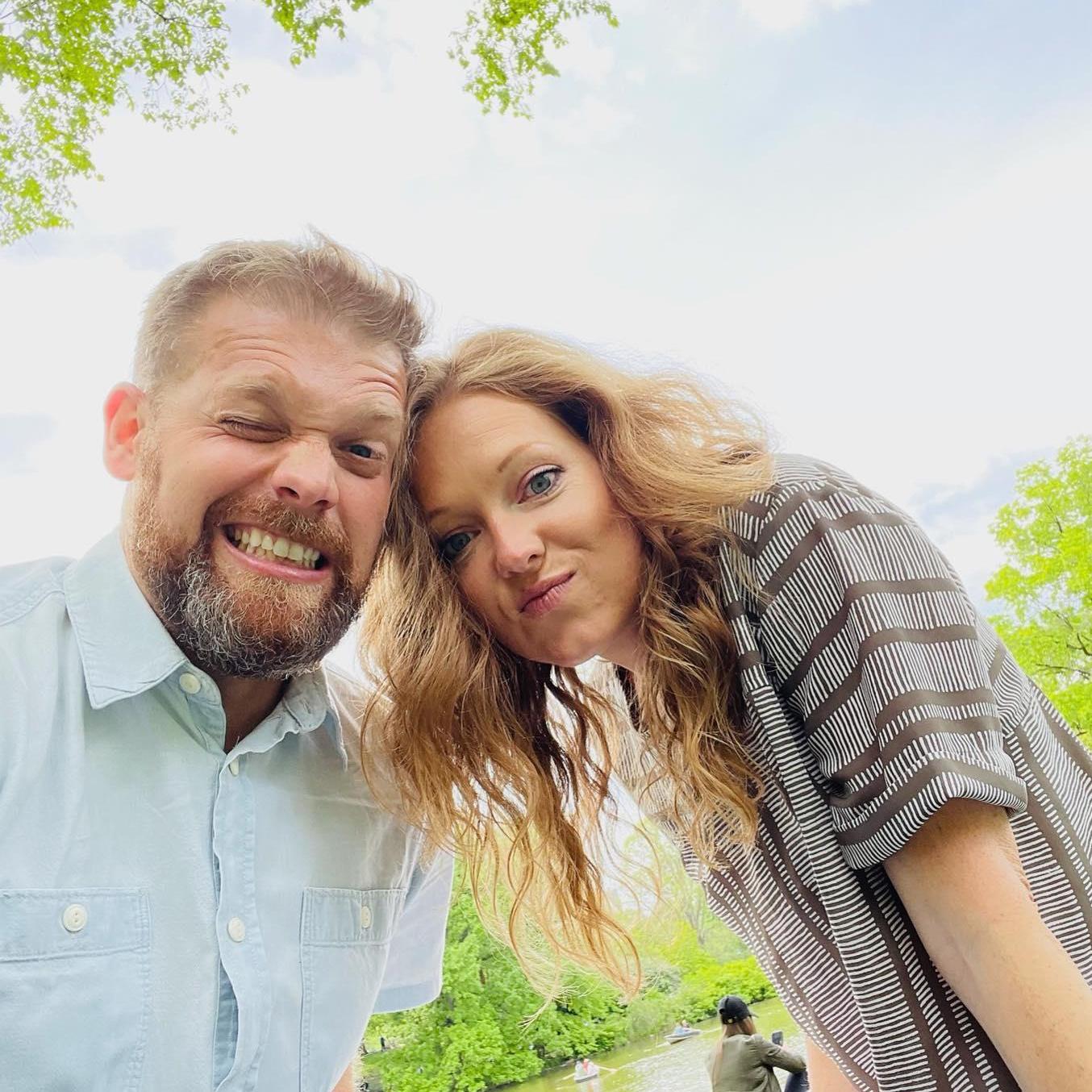 A spring picnic in Central Park