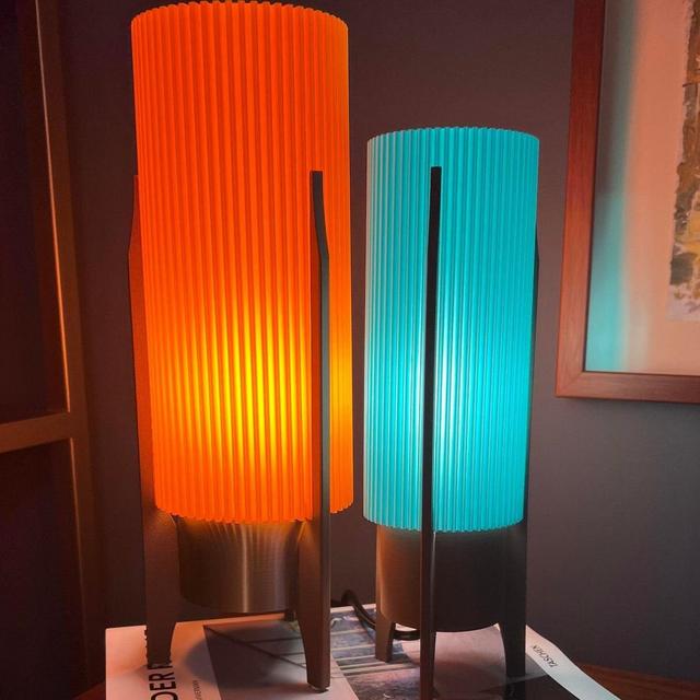 Mid Century Modern Rocket Lamp