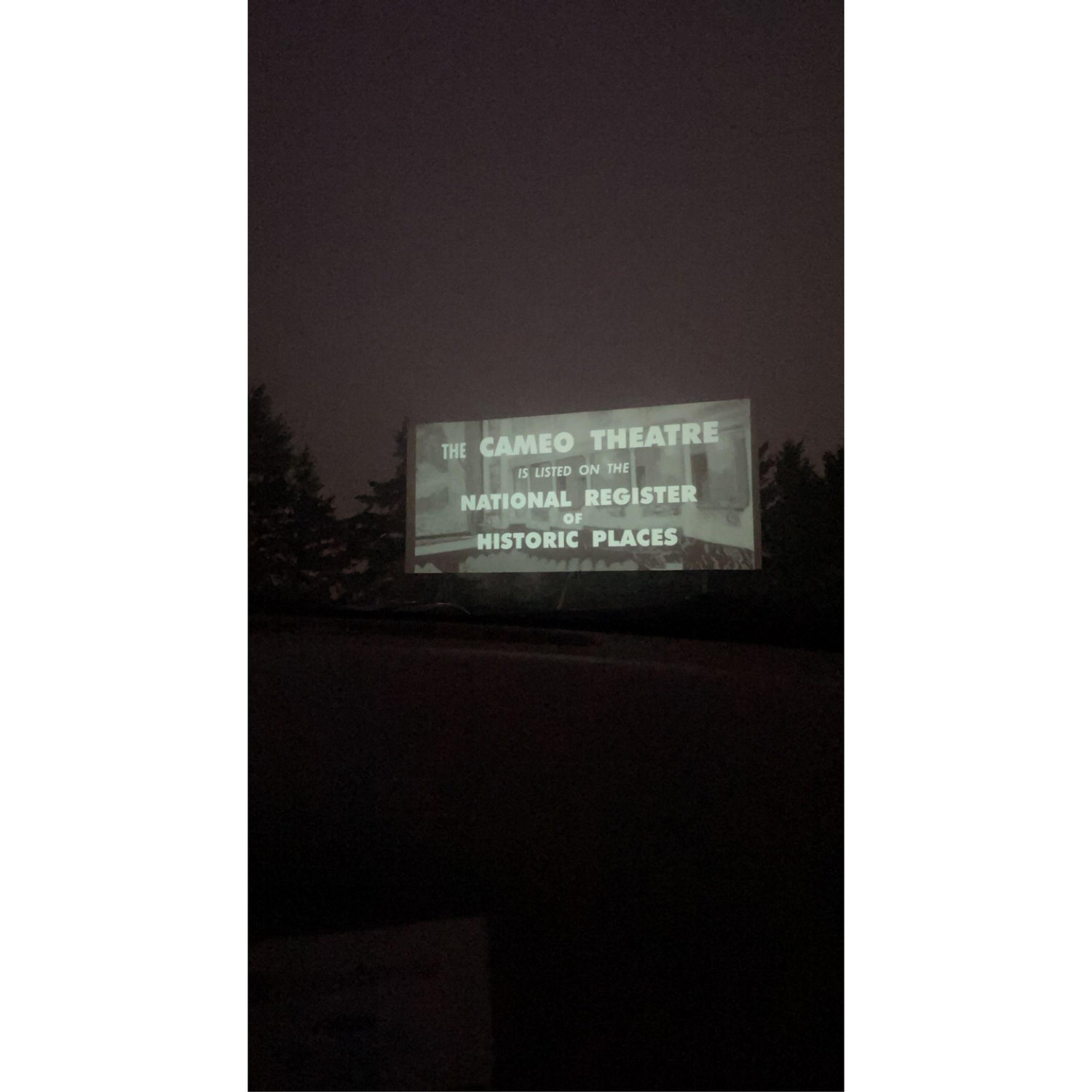 Our first date! The drive-in was showing The Polar Express and Dune, but Micah knew I didn't like The Polar Express so he brought games and we played through the whole movie... and most of Dune too :)