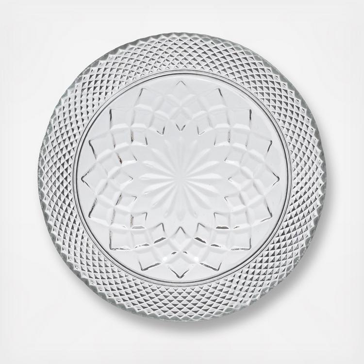 COSTA NOVA, Cristal Glass Appetizer Plate, Set of 2 | Zola