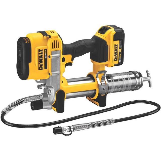 DEWALT 20V MAX Cordless Grease Gun (DCGG571M1),Yellow,V11 Torque
