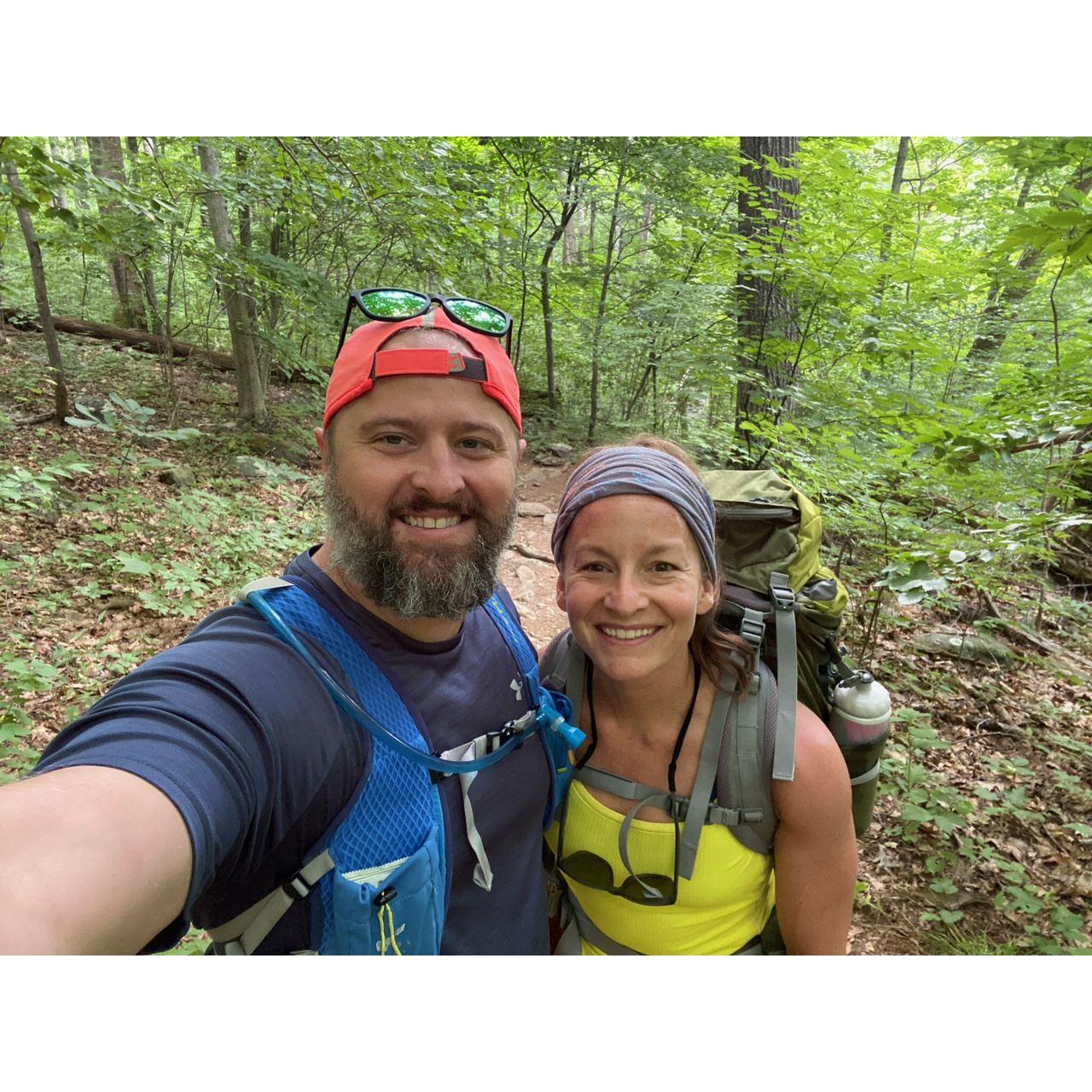 Hiking in Shenandoah National Park