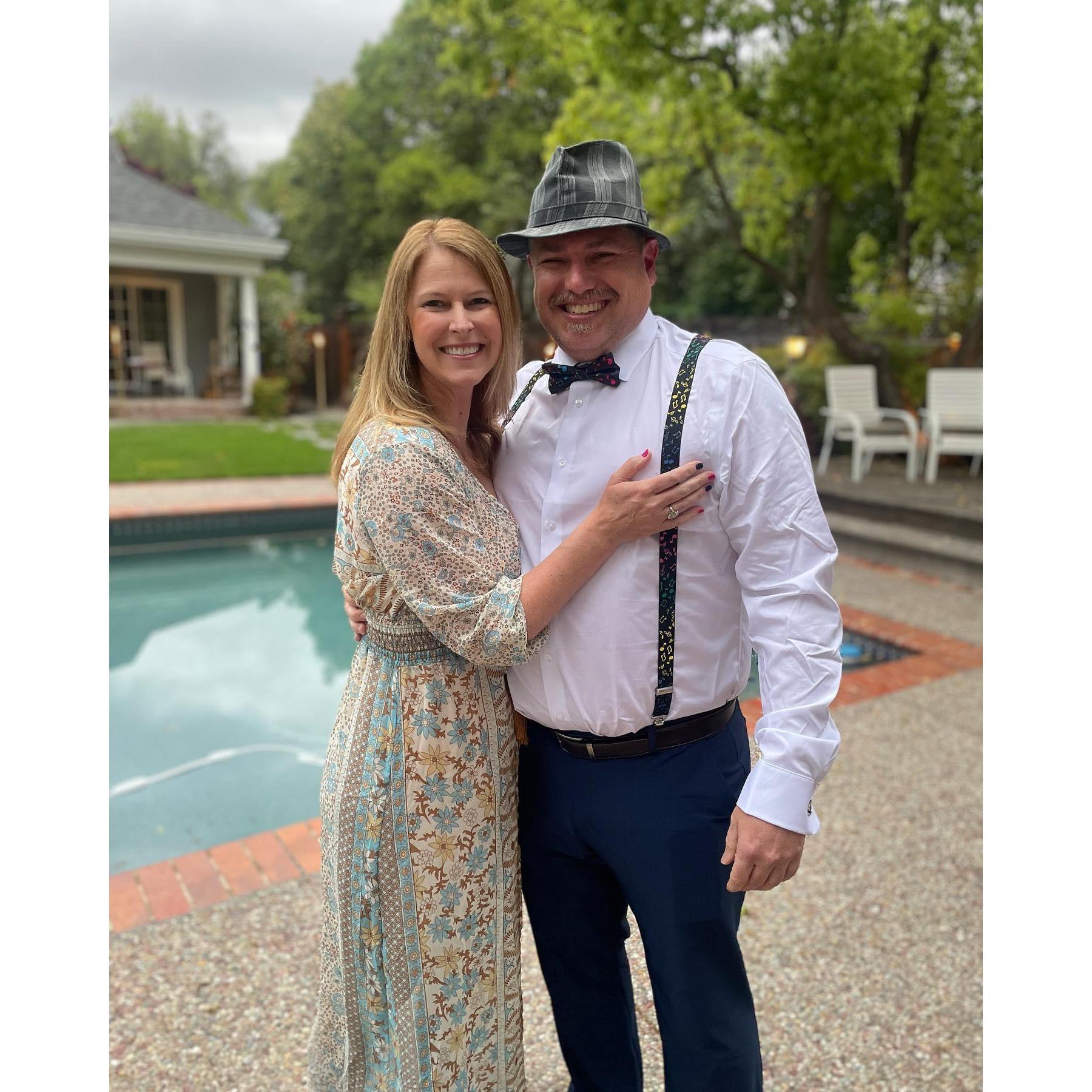 Kristin's surprise murder mystery birthday party May 2023