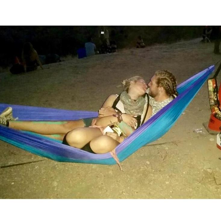 you can usually find us snugglin' in a hammock