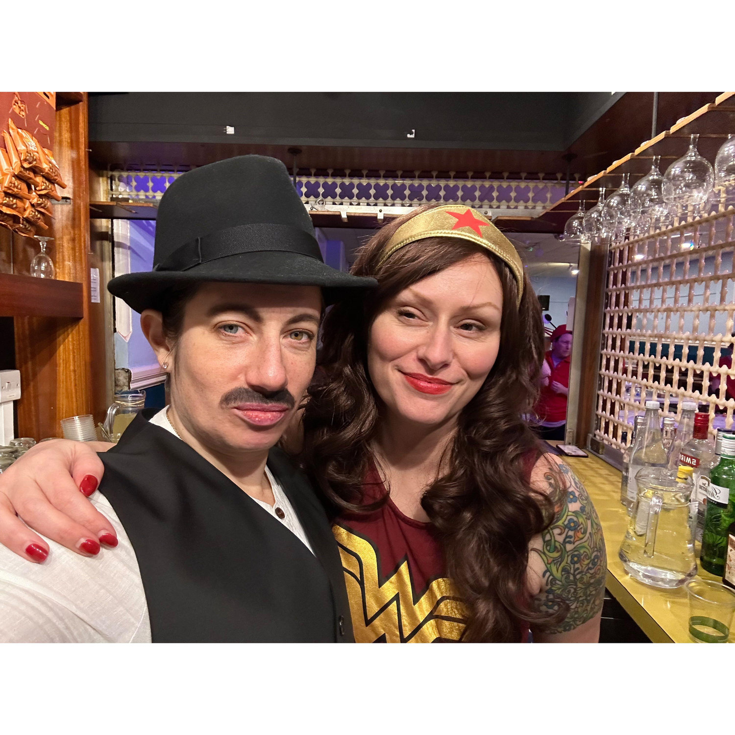 Bartending for Purim.
