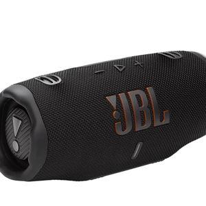 JBL Charge 6 - Portable Waterproof & Drop-Proof Bluetooth Speaker, Bold JBL Pro Sound with AI Sound Boost, 28Hrs of Playtime, Built-in powerbank & Comes with a Sturdy/Removable Carrying Strap (Black)