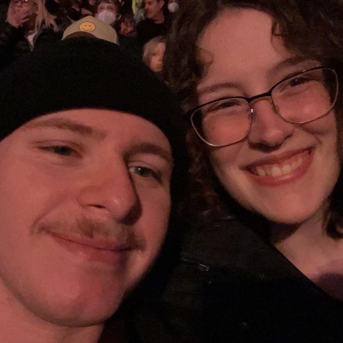 Our first concert together, Imagine Dragons in Pittsburgh (February 2022)