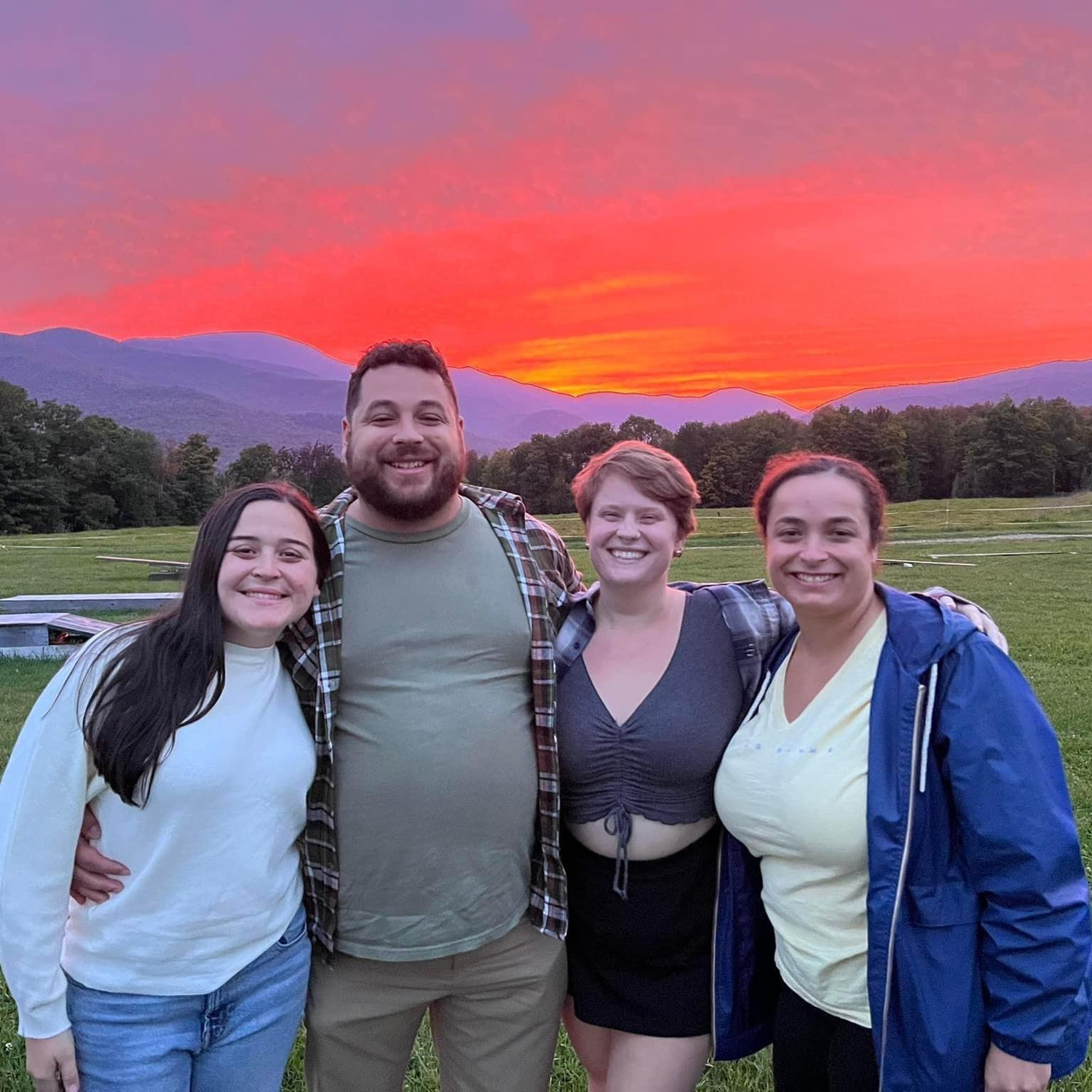 The most beautiful sunset I have ever seen (caused by wildfires, but still!) in Vermont!