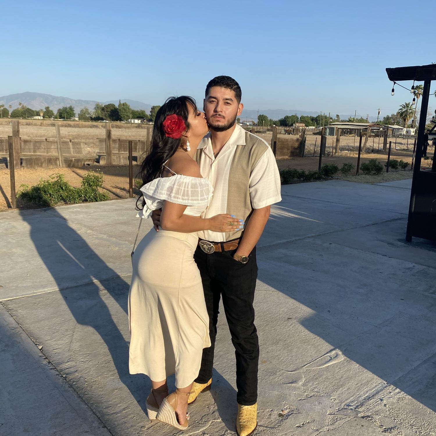 One of our first photos we took when we first started dating