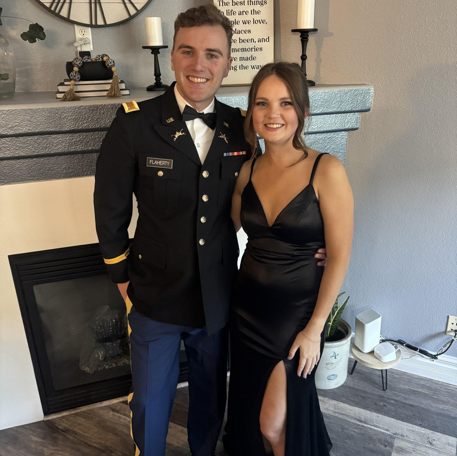 Going to Chris' last military ball in CO Springs