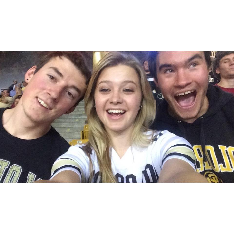 Our "first date" at a CU basketball game