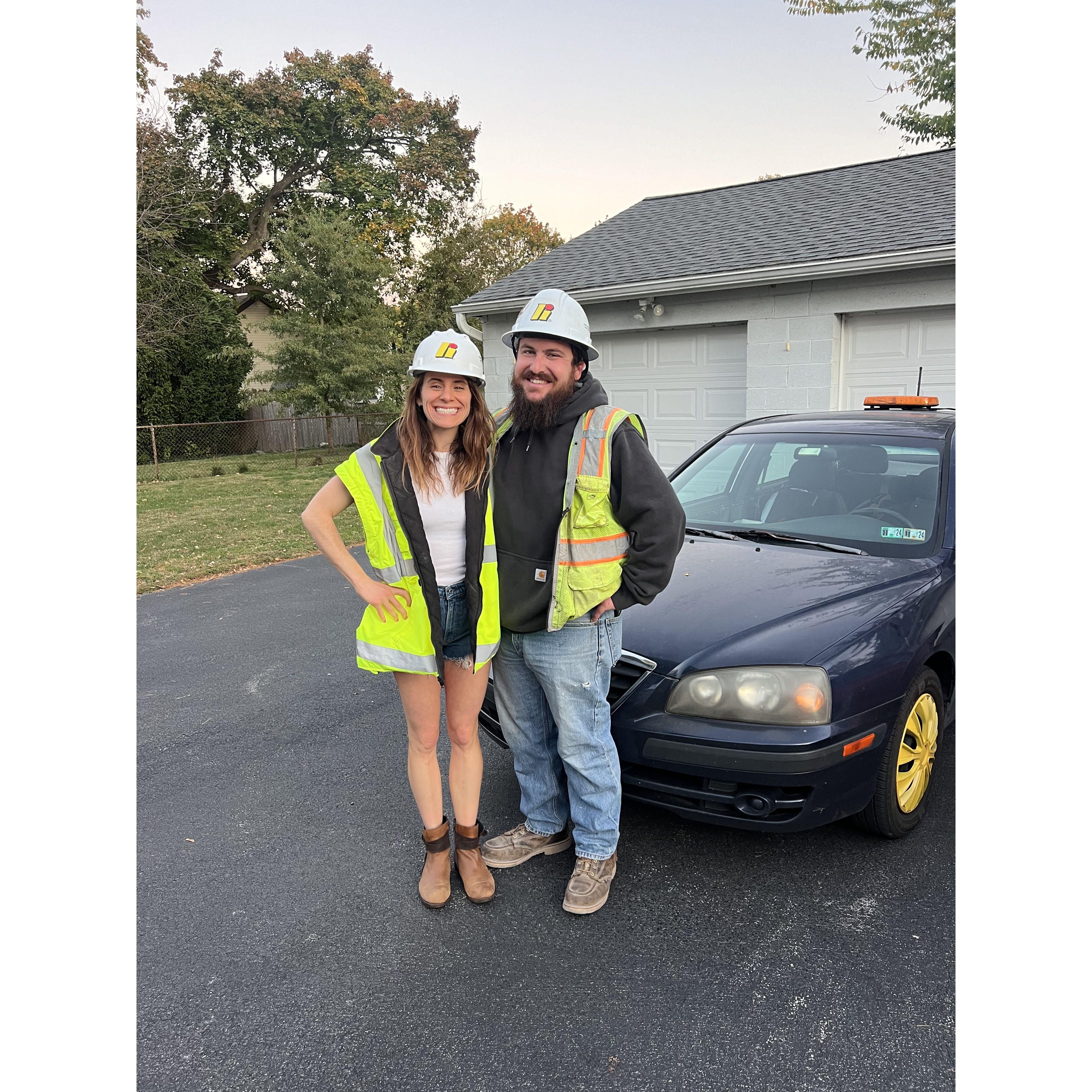 Halloween with our orignal costumes! ;)