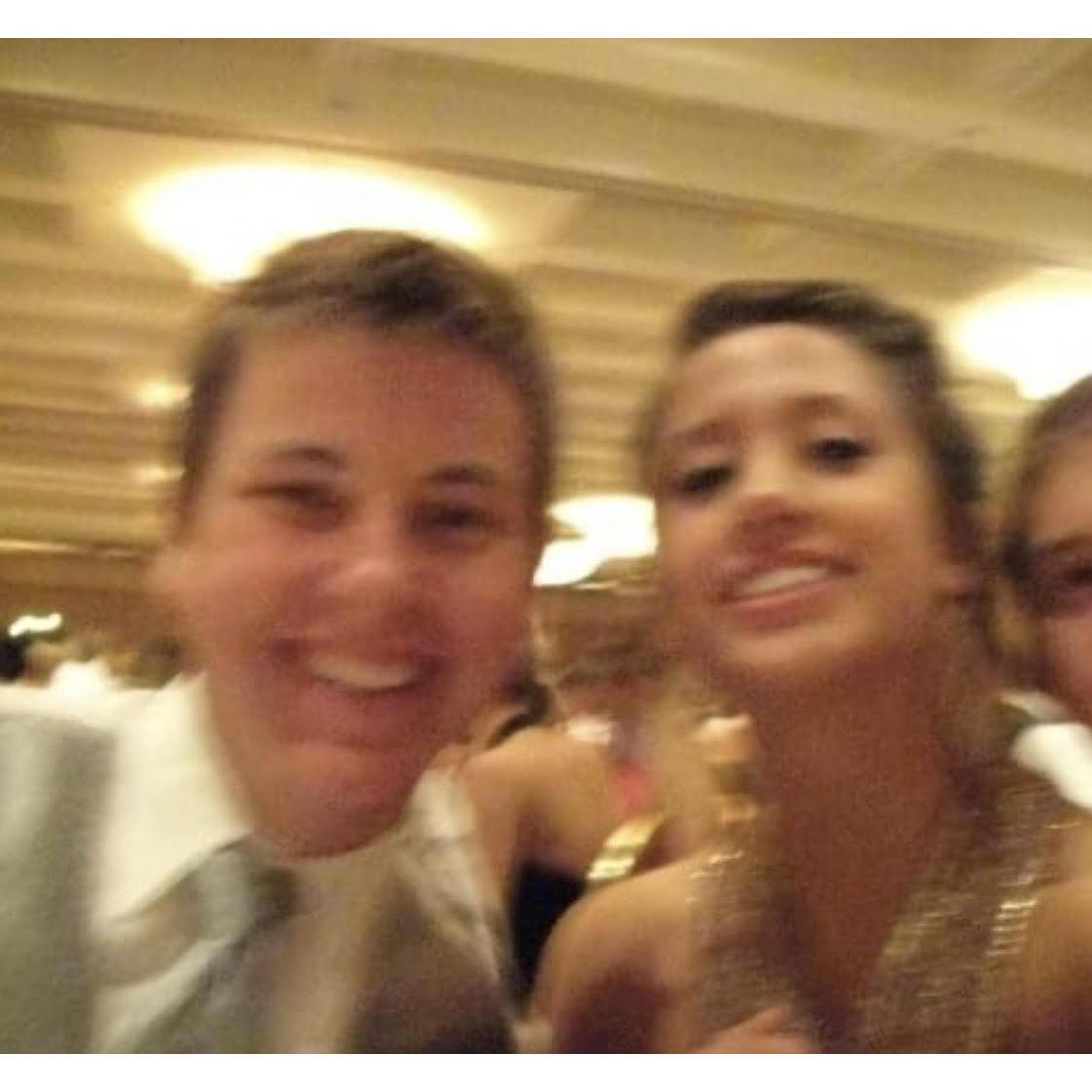 Our first ever recorded photo at prom senior year 2009