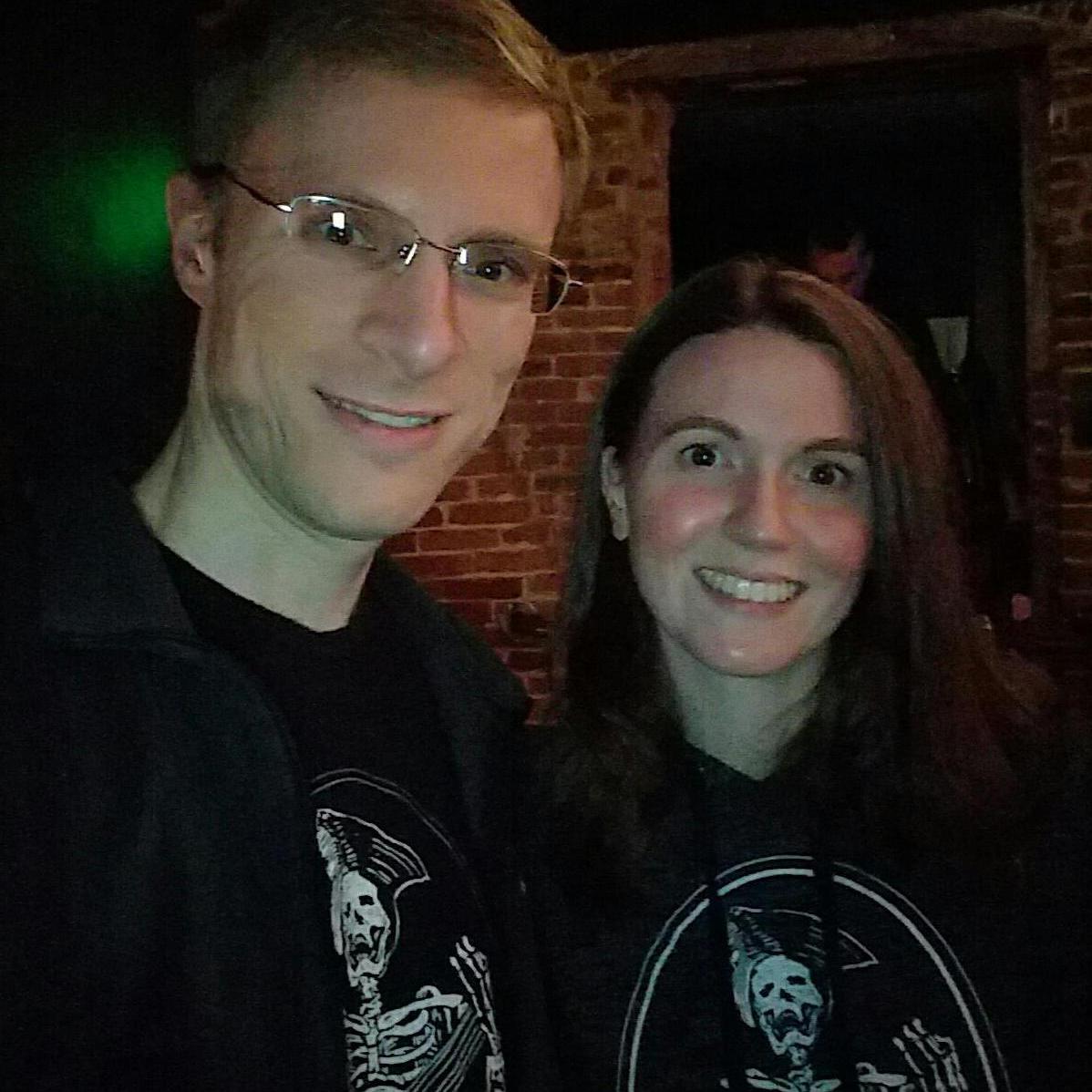 Betsy loves Maine band The Ghost of Paul Revere, Ryan is not so sure, but occasionally accompanies Betsy to shows.