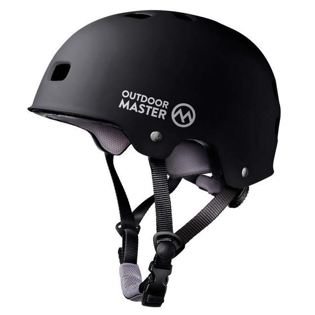 OutdoorMaster Skateboard Cycling Helmet - Two Removable Liners Ventilation Multi-Sport Scooter Roller Skate Inline Skating Rollerblading for Kids, Youth & Adults