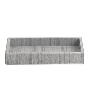 Capistrano Marble Vanity Tray in Graphite Grey