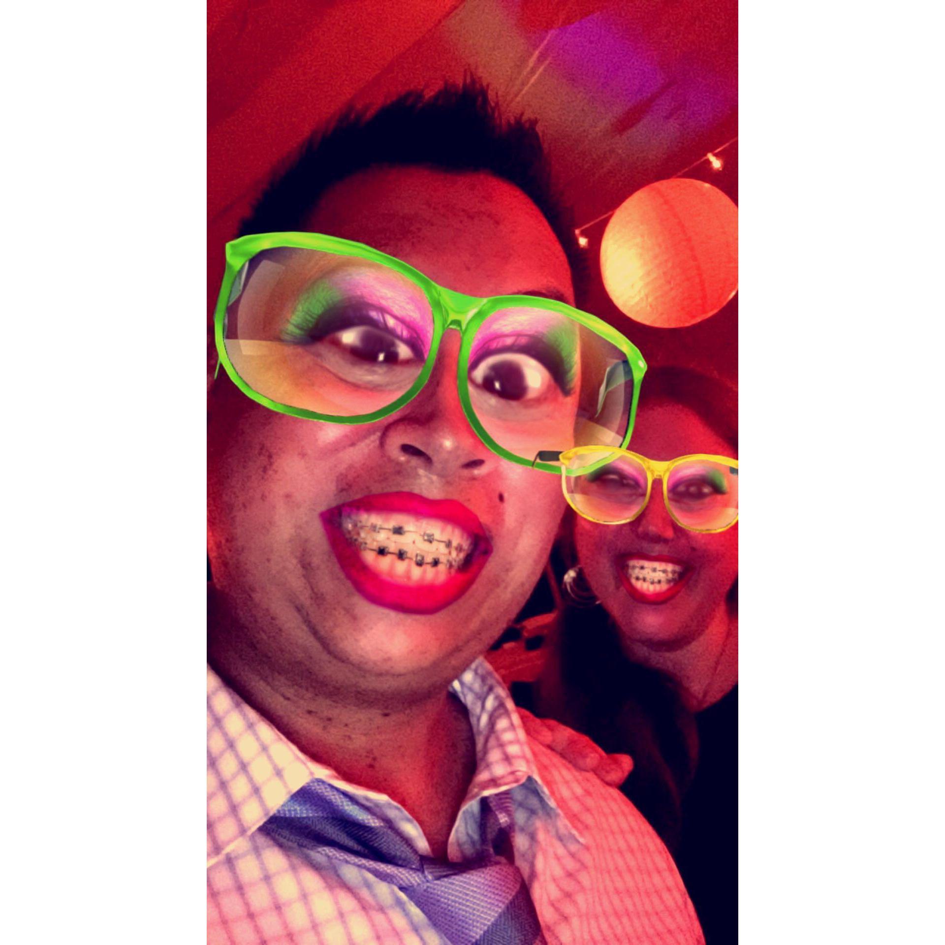 I'm pretty sure this is exactly what Snapchat had in mind when they created this filter....