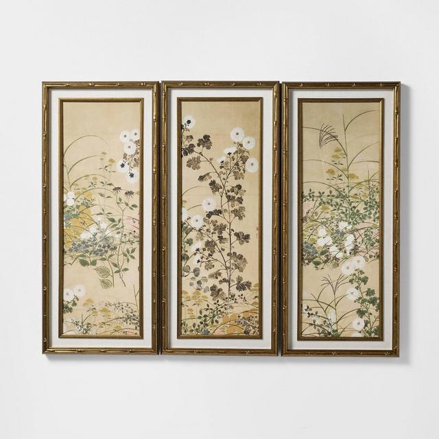 12"x28" Floral Wall Art - Threshold™ designed with Studio McGee