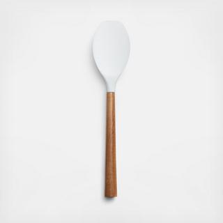 Silicone Spoonula with Acacia Wood Handle