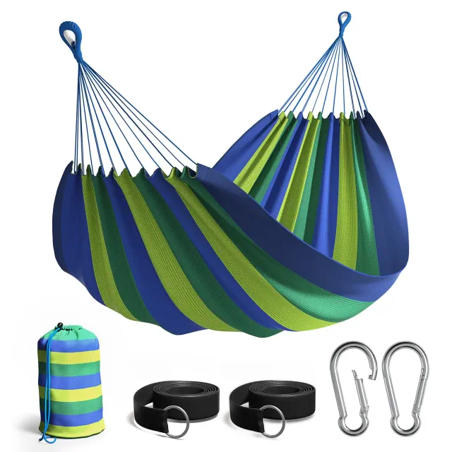 Sorbus Brazilian Hammock - Double Extra-long Two Person Portable Hammock Bed