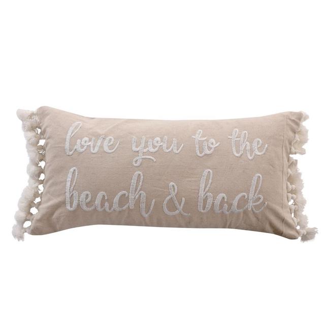 Levtex Home Palmira Beach Throw Pillow in Taupe
