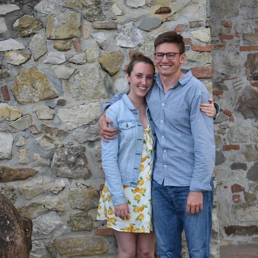 Outside of Florence, a few days after we started dating (May 2018)