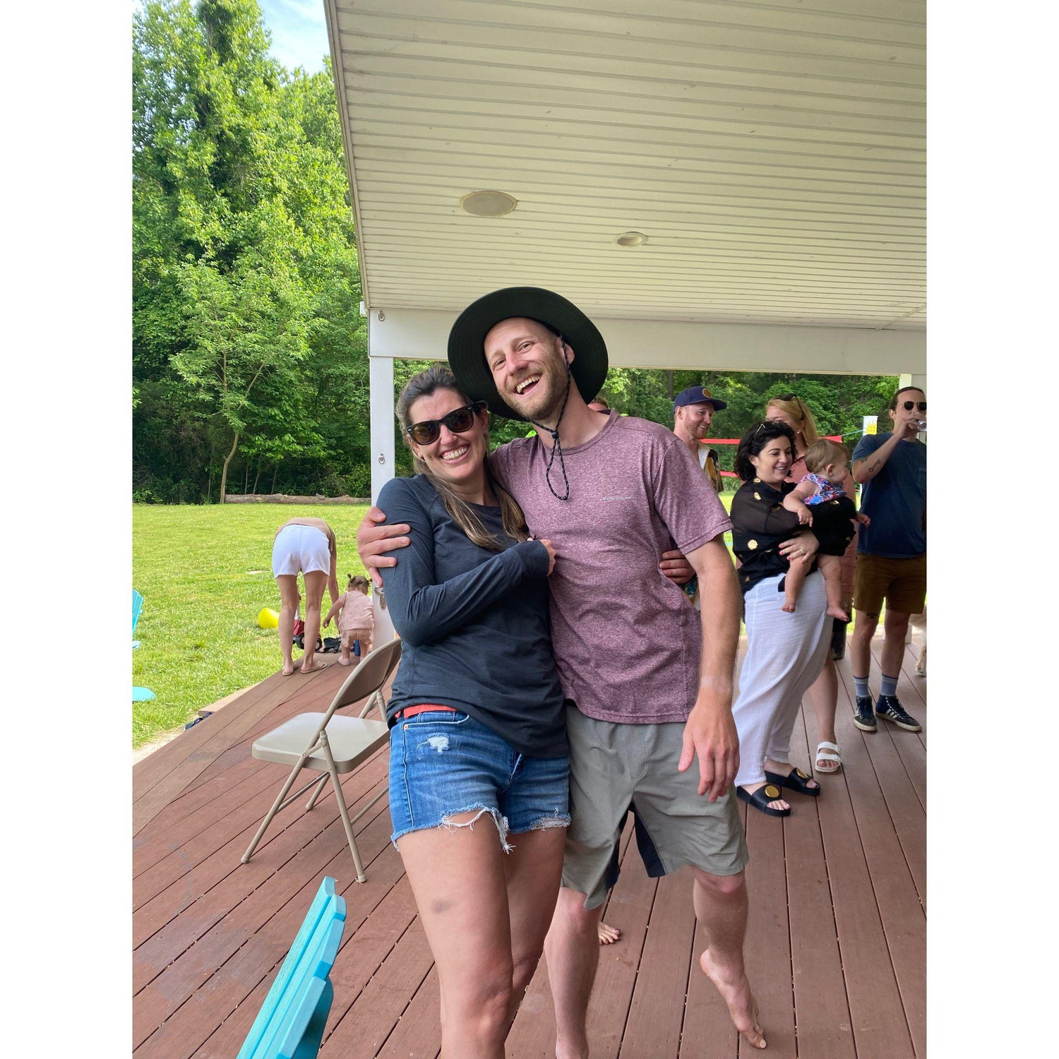 Kellen's first farm party