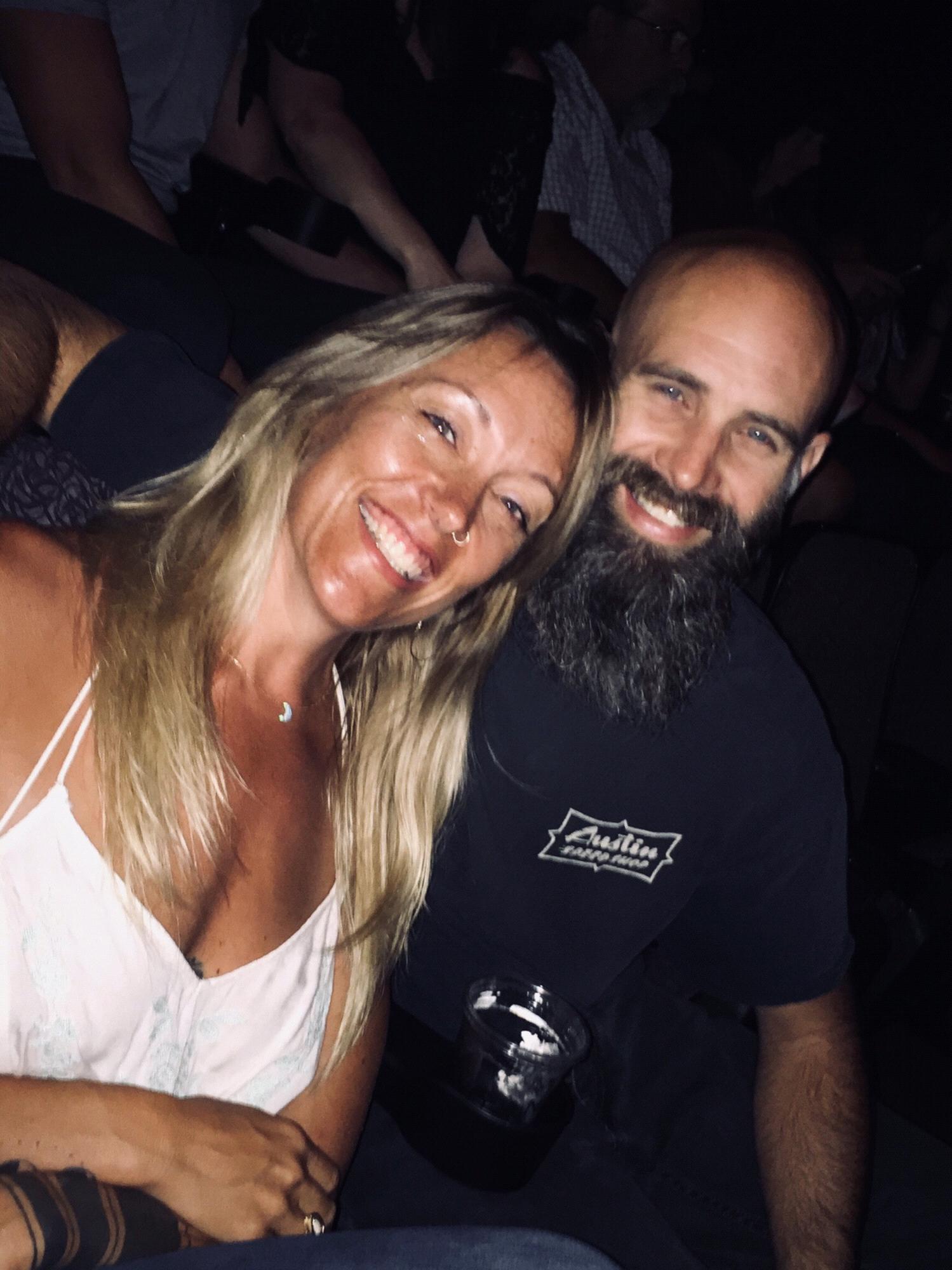 Birthday surprise, Van took Pixie to see Cody Jinks.