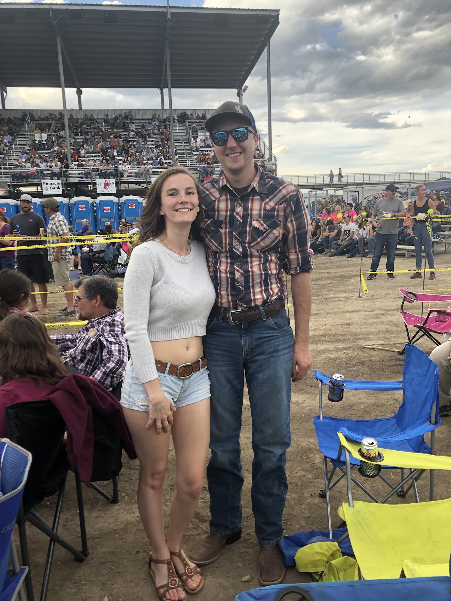 Us before the Clint Black concert