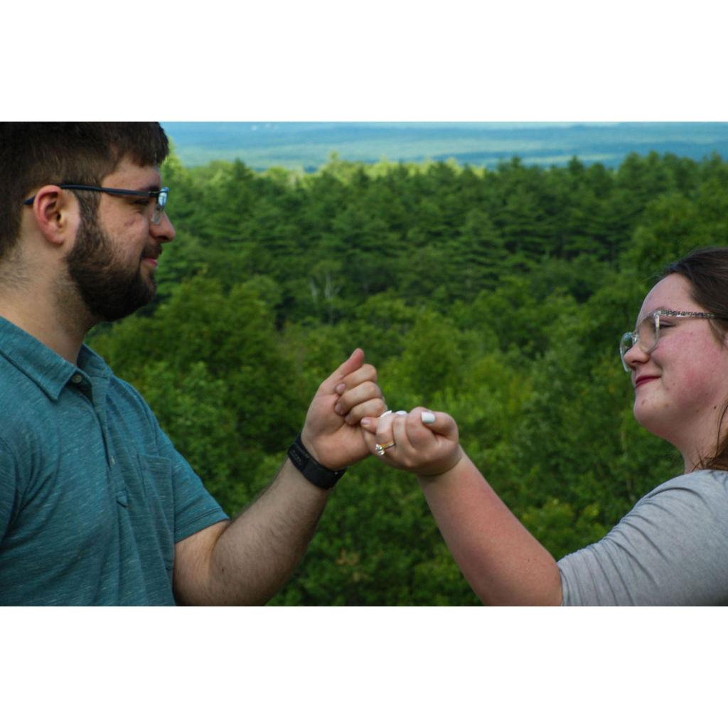 Engagement shoot on Crotched Mountain (Cooper Redmond/Antrim Photography)
