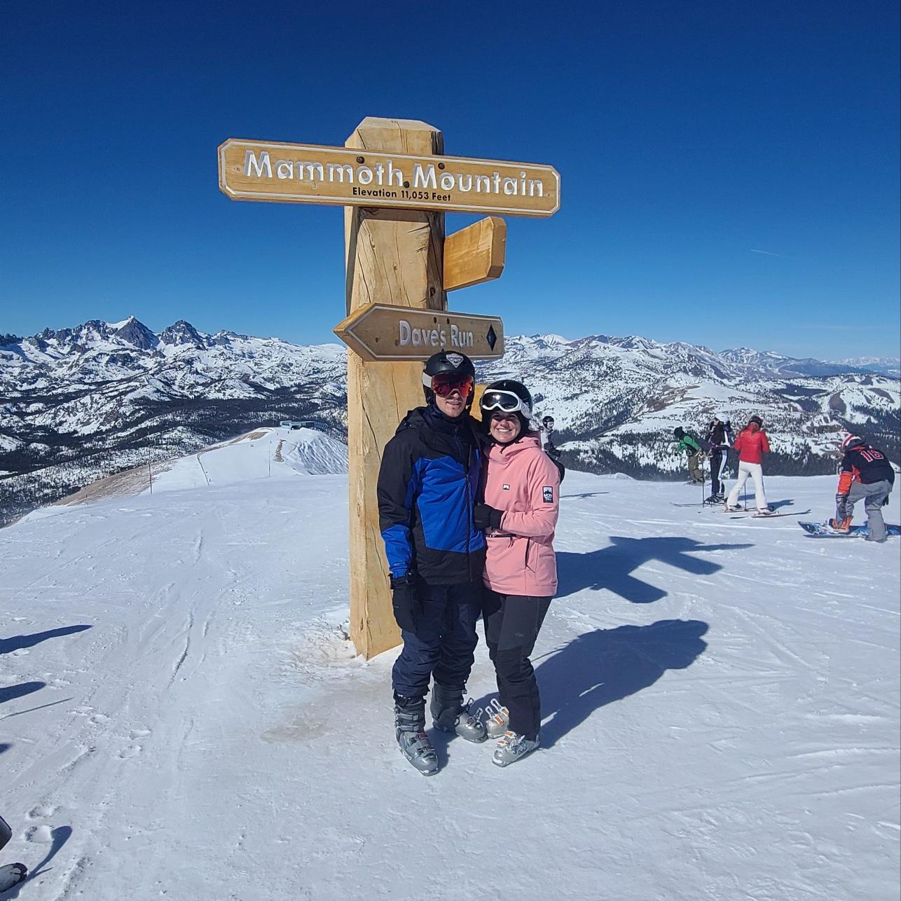 February 4, 2022 - Ski trip to Mammoth Mountain in California.