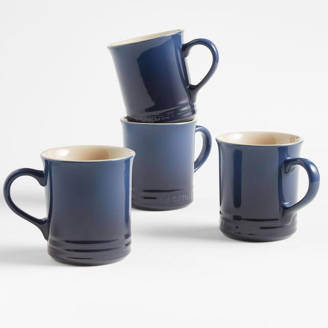 Le Creuset ® Ink Blue Mugs, Set of 4