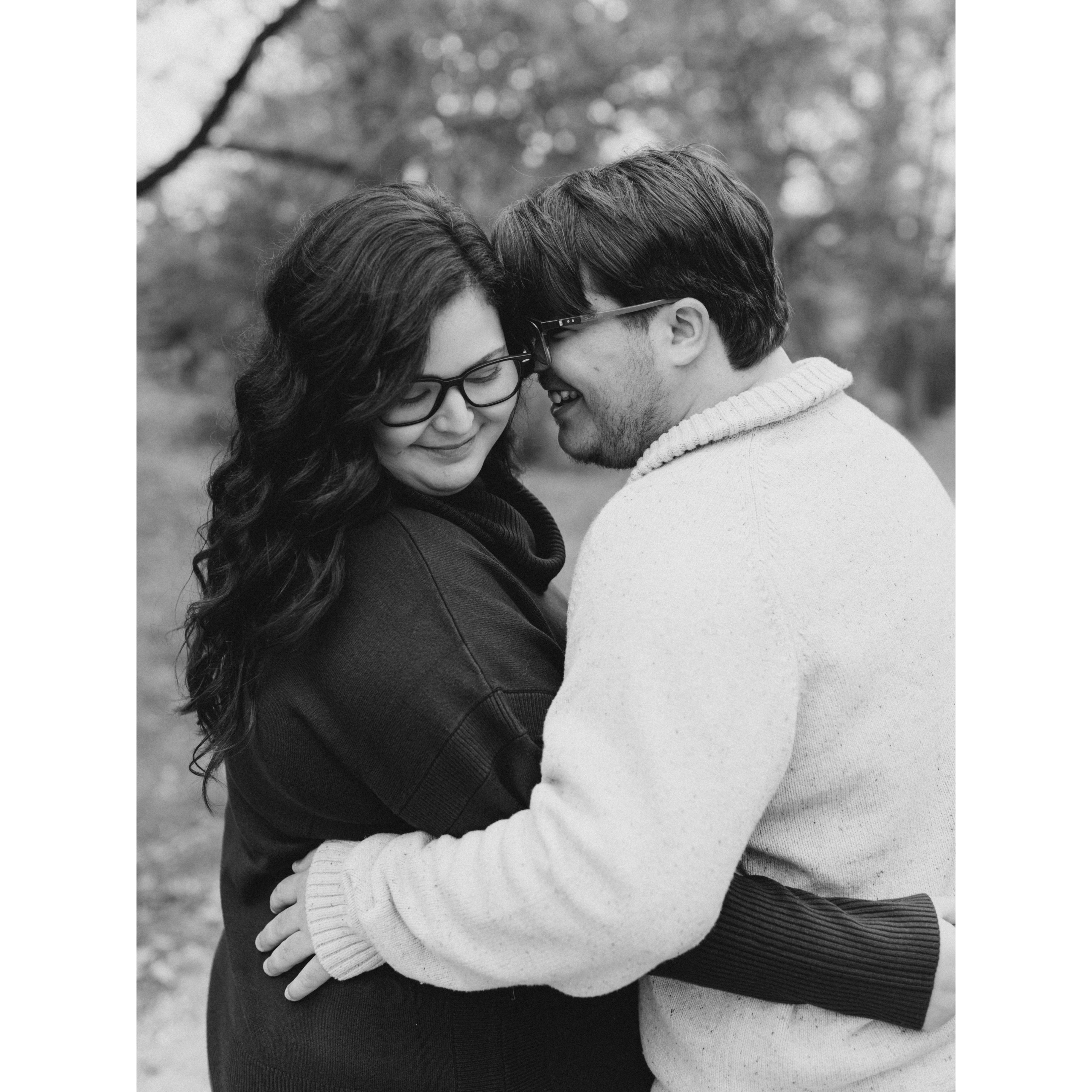 Even when we are trying to be serious and capture the moment we find ourselves laughing together.