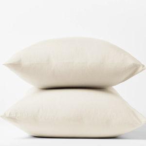 Organic Crinkled Percale™ Pillowcases - Undyed