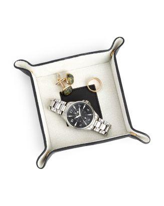 ROYCE New York Suede Lined Catch-All Tray