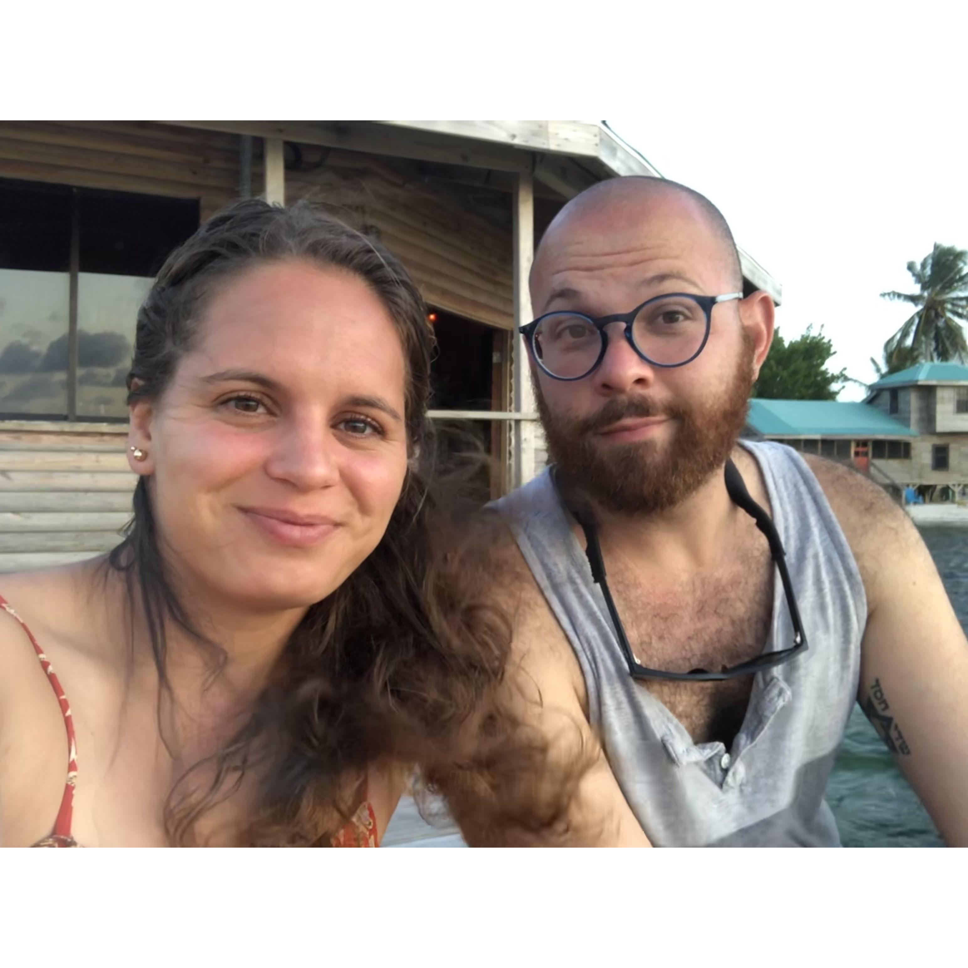 First trip to Belize together, let us know when you wanna go with us.