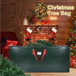 KRYSTY Christmas Tree Storage Bag - Fits Up to 9 Ft Xmas Holiday Tree, Zippered Bag, Carry Handles, Durable Waterproof Material, Protects Against