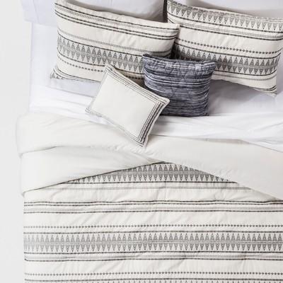 Cream Tatiana Global Woven Stripe Cotton Comforter Set 5pc - Threshold™ (KING)
