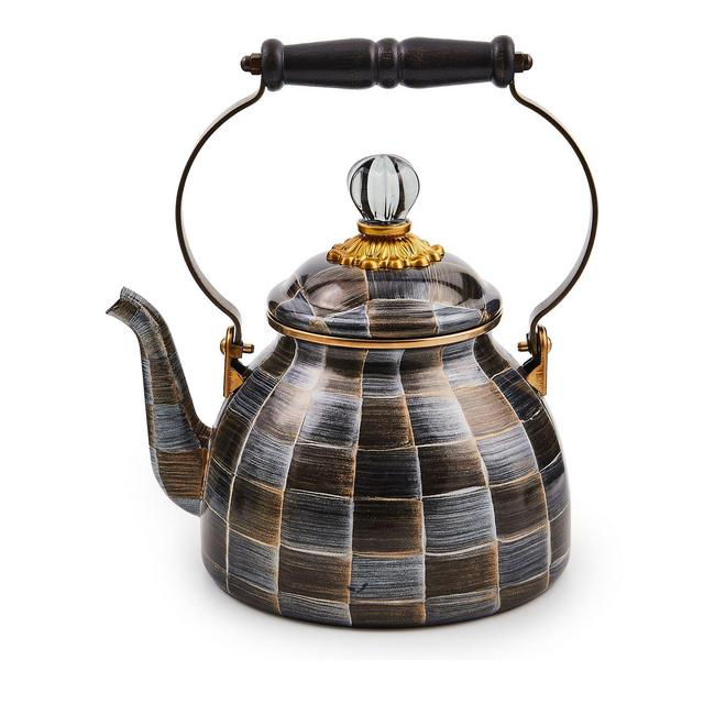 Mackenzie Childs Sophisticheck Tea Kettle, 2 Quart