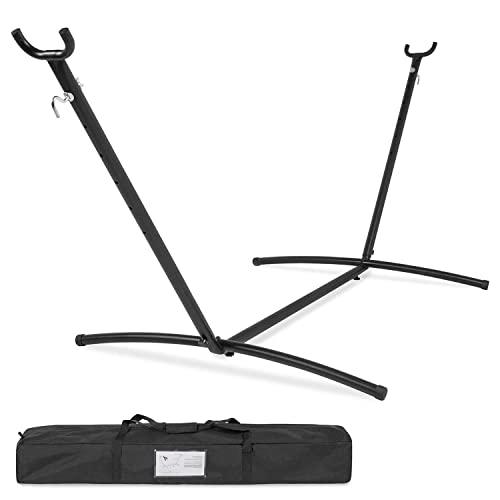 Her Majesty Hammock Portable Durable and Stable Best Stands for Indoor or Outdoor, Backyard Decor Bed Lawn Garden Steel Premium Carrying Case Patio