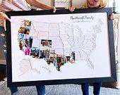 Personalized USA Photo Map - 50 States...
