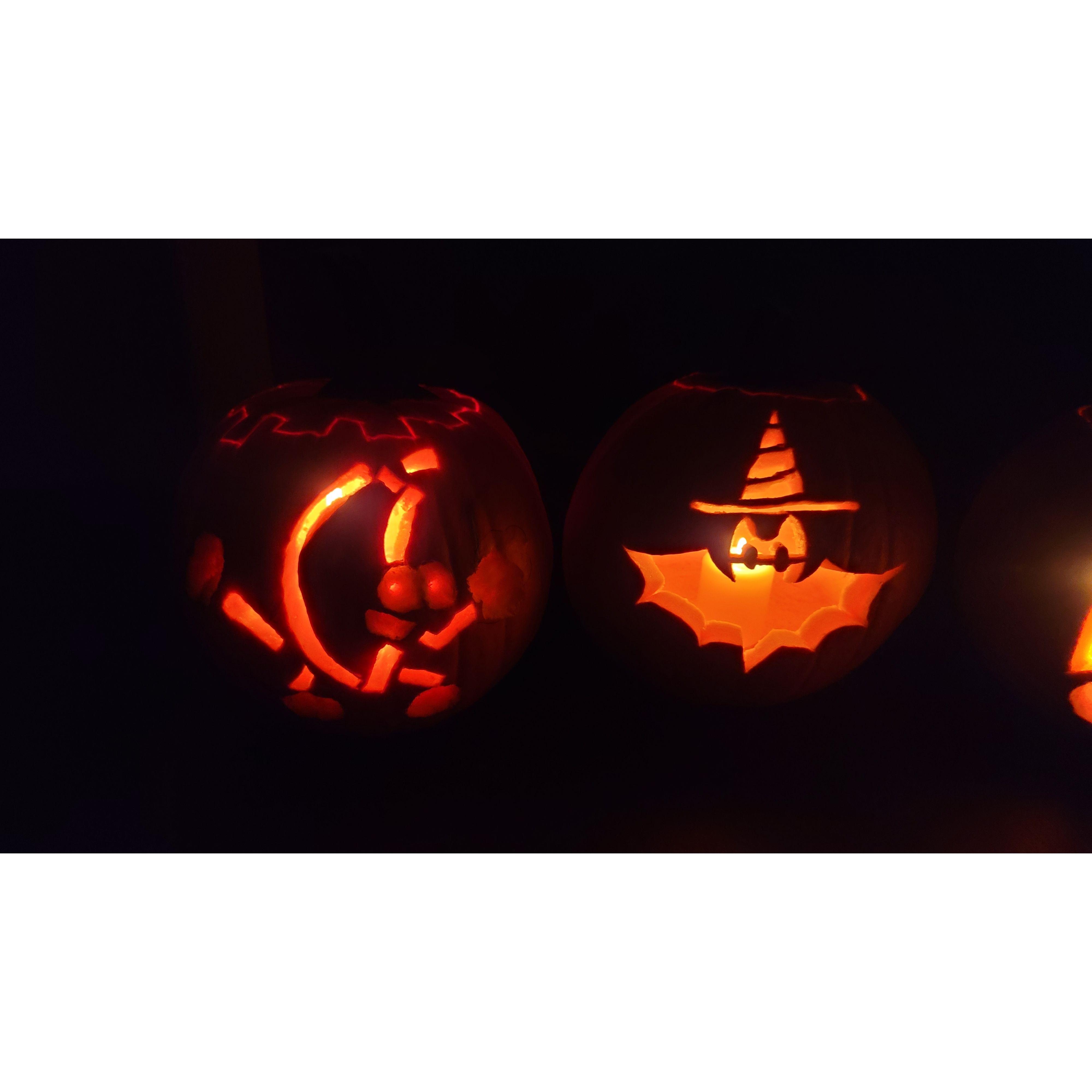 Who carved which pumpkin? Let us know what you think!