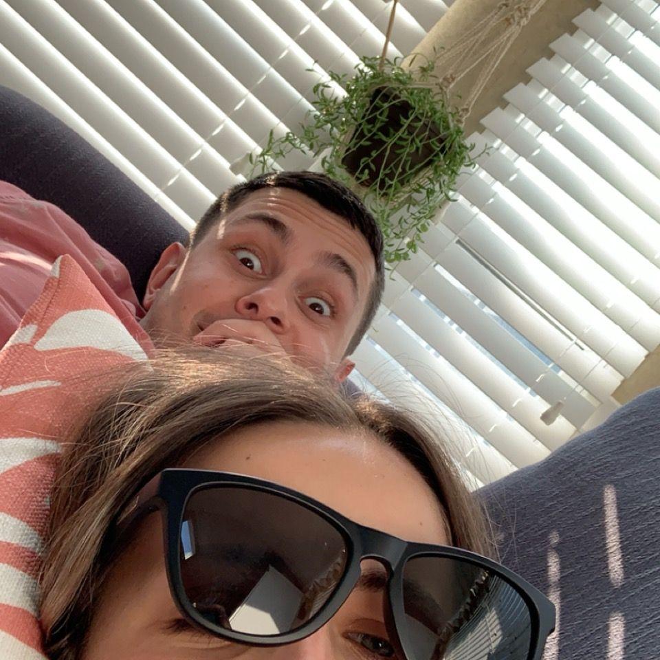 July 3rd, 2021 Emerald Isle, NC. Our first selfie and officially starting dating.