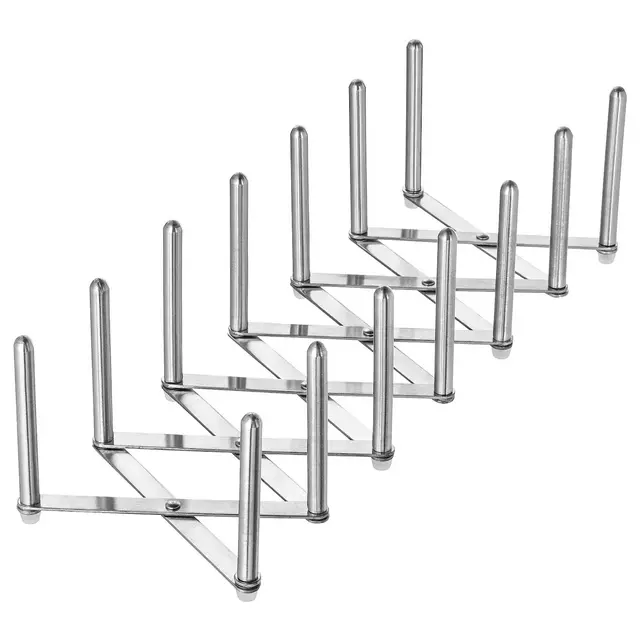 Pot lid organizer, stainless steel